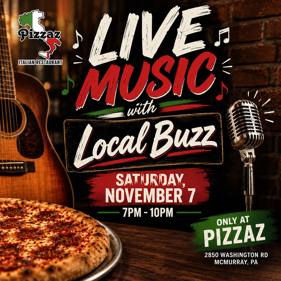 Live at Pizzaz Local Buzz live november 7